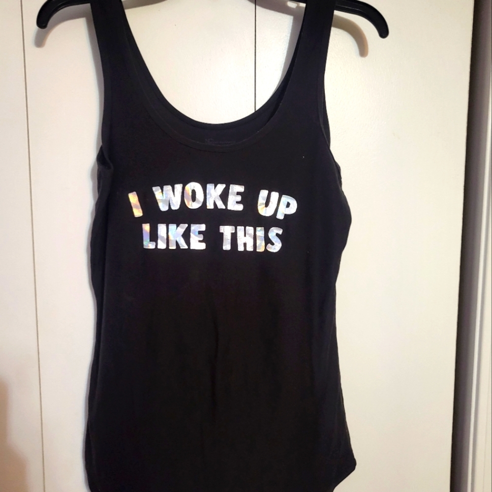 🌸 3 for $15 🌸 No Boundaries Black Tank Top